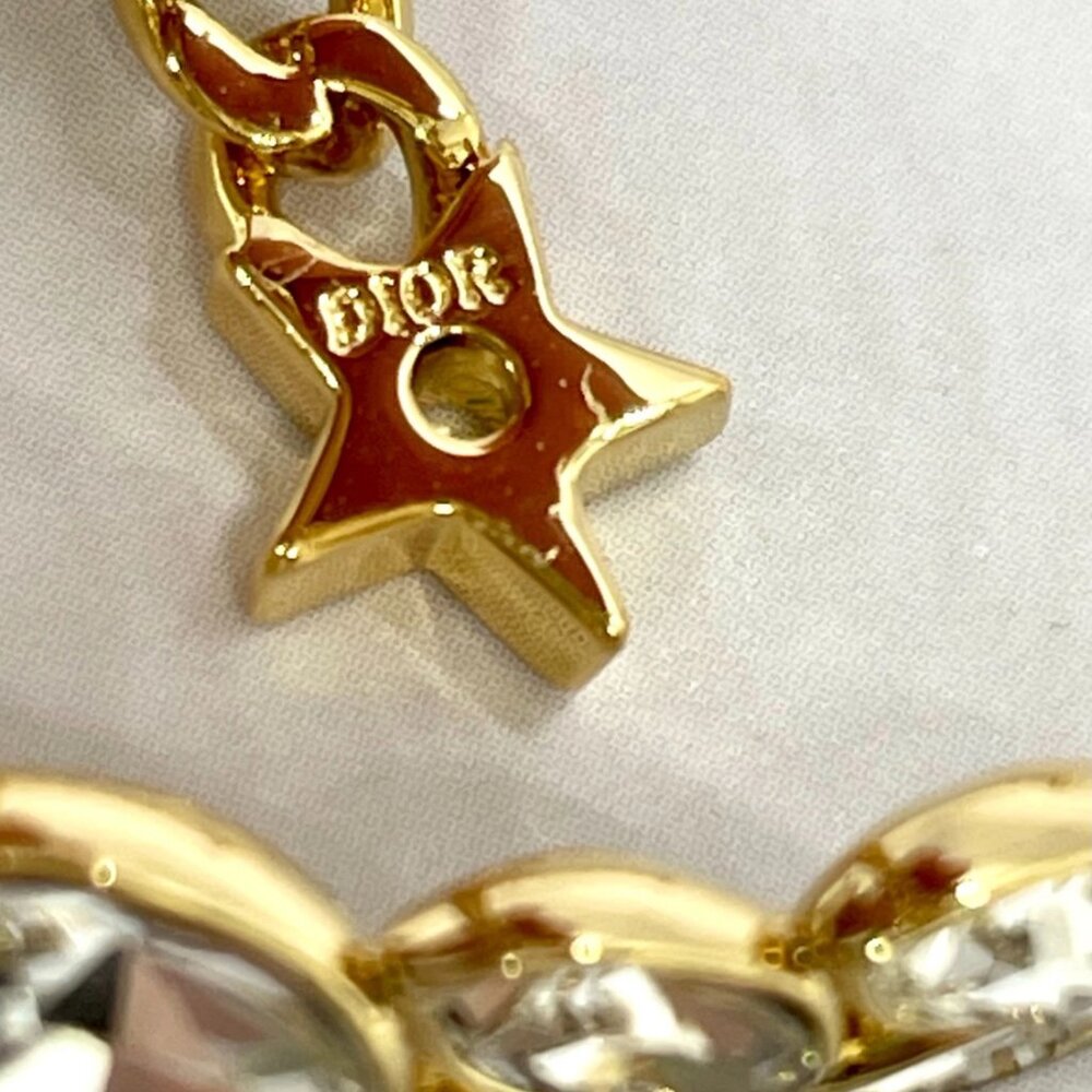 AUTHENTIC CHRISTIAN DIOR HOOP EARRINGS - Picture 5 of 6